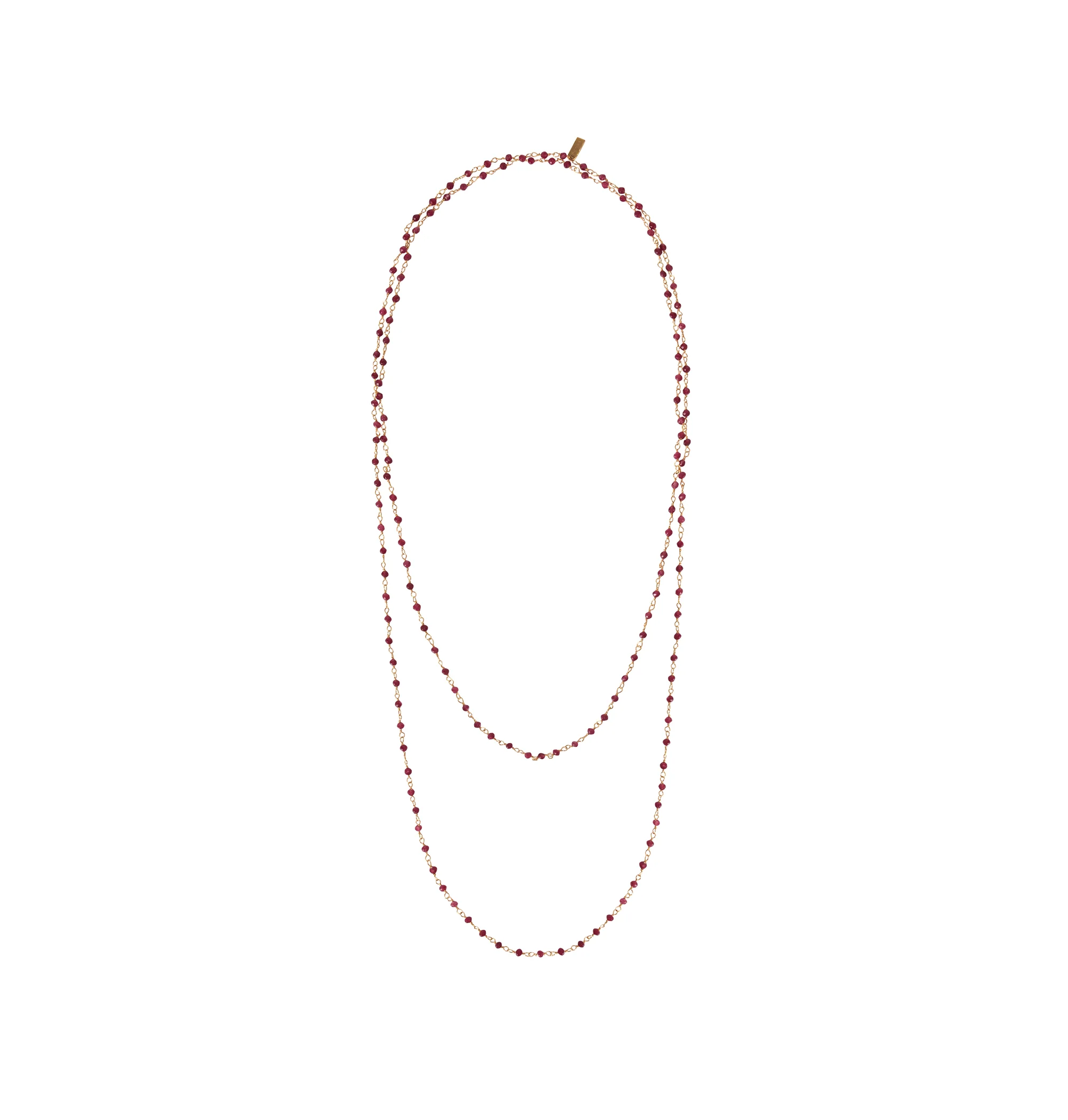 Atelier Long Beaded Chain Necklace