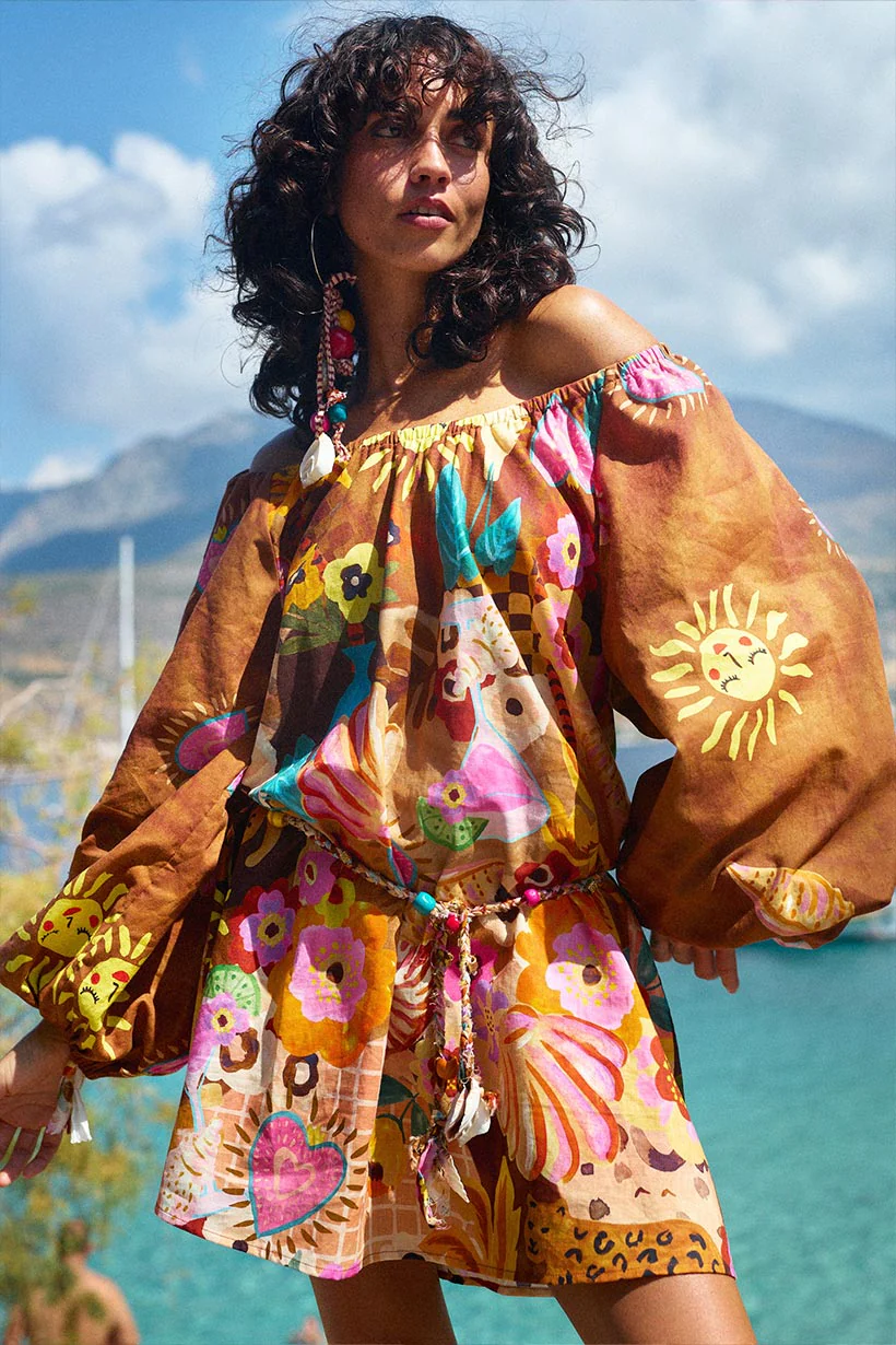 Birth of Venus Tunic Dress - Image 4