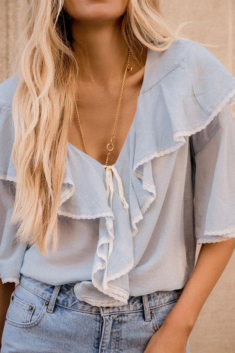 Bluebird Ruffle Blouse - Image 4