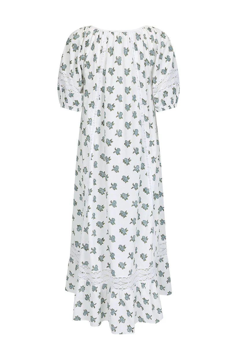 Fable Block Printed Midi Dress - Image 9