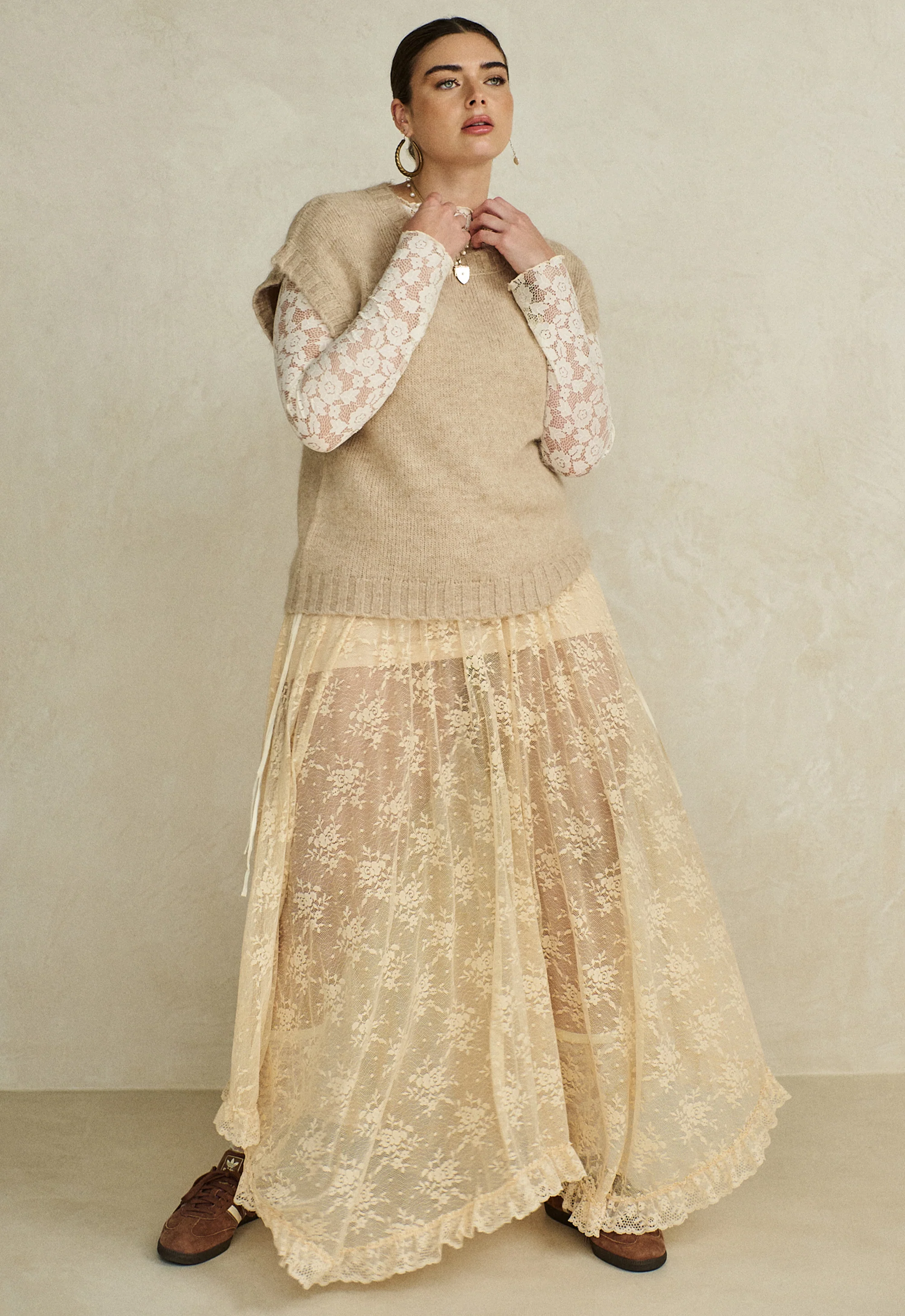 Labyrinth Lace Maxi Skirt - Image 5