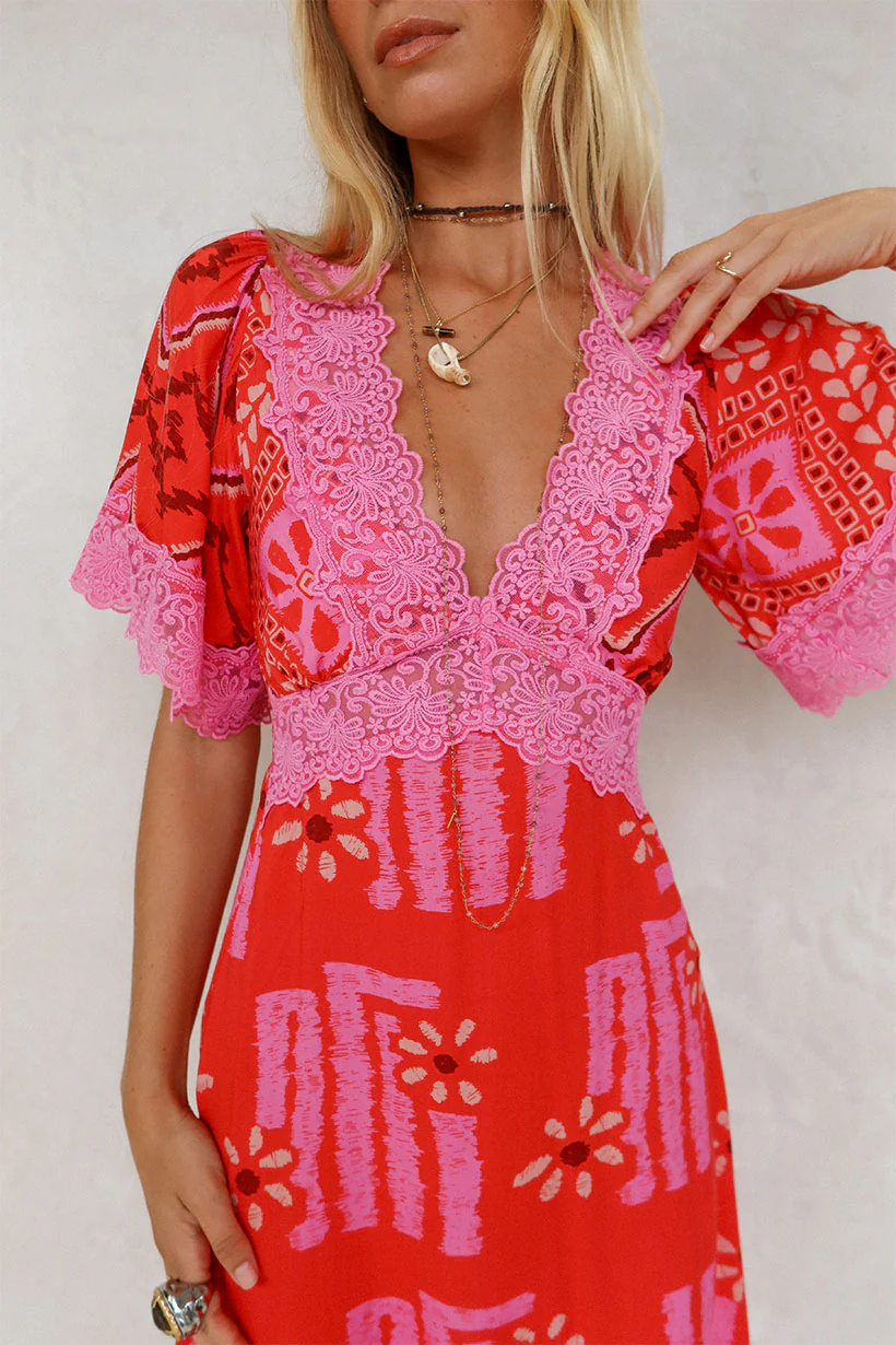 Libertine Lace Mini Dress