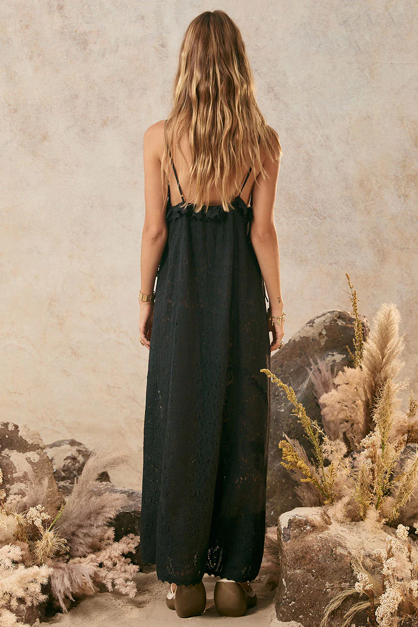 Lux Lisbon Lace Strappy Maxi Dress - Image 7