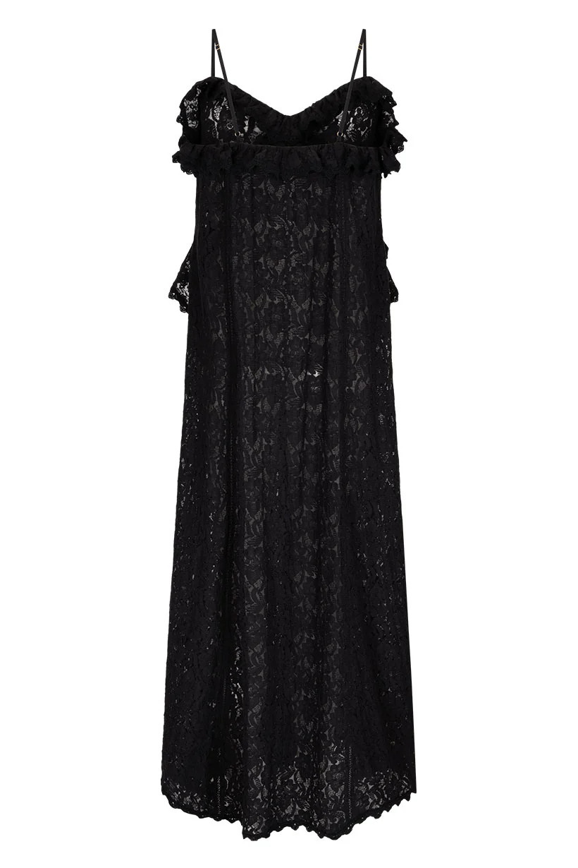 Lux Lisbon Lace Strappy Maxi Dress - Image 9