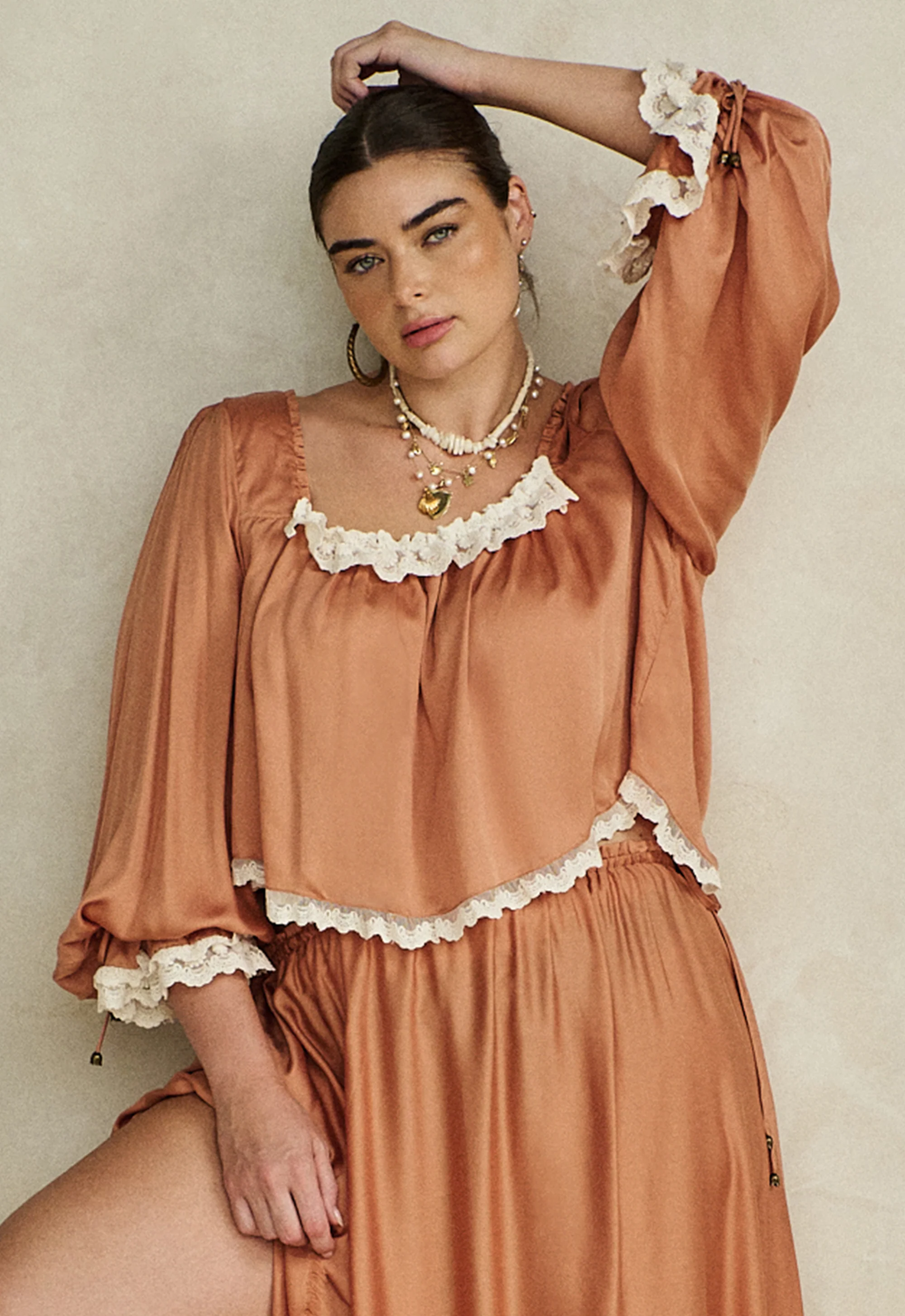 Poison Peach Blouse - Image 10