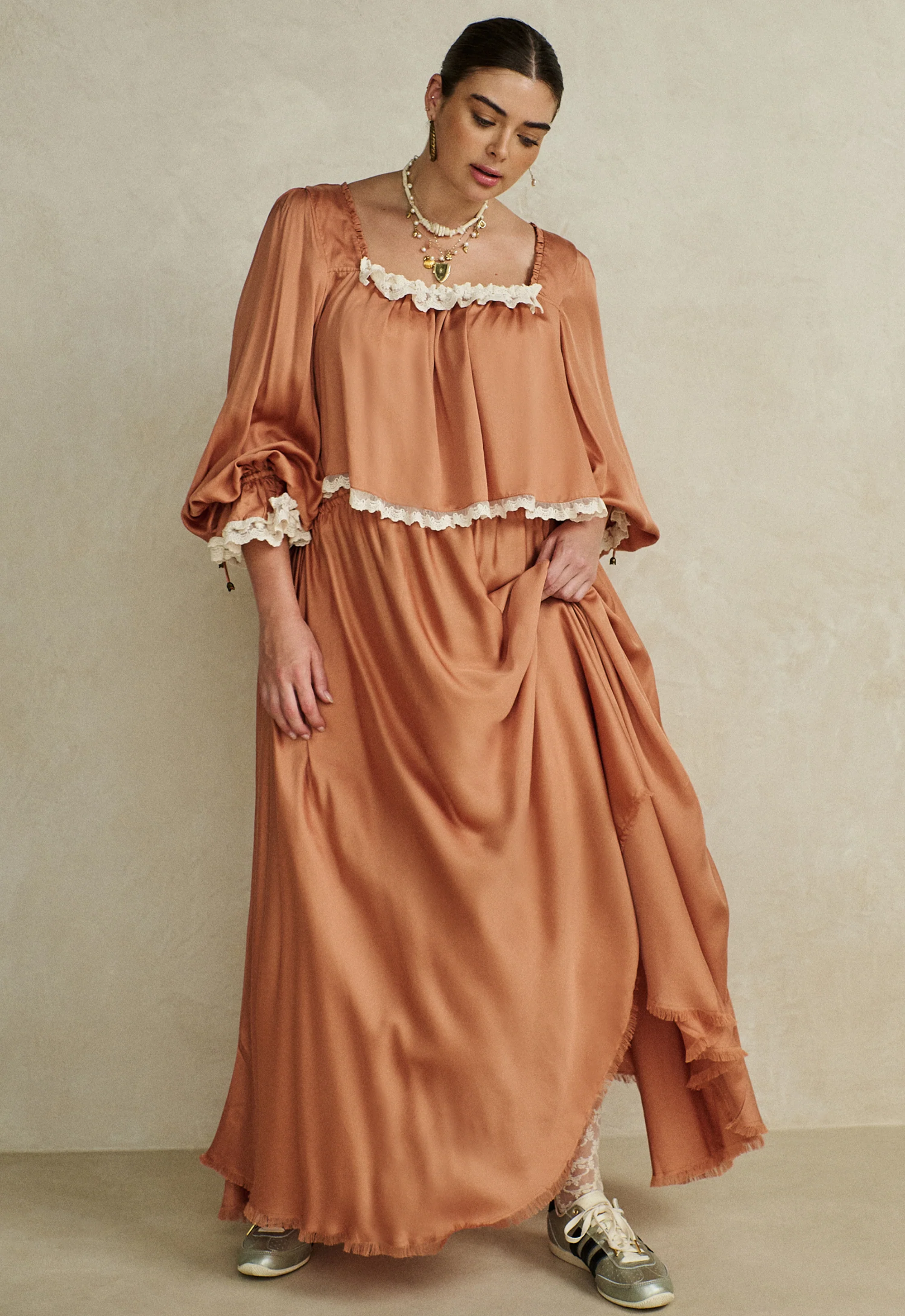 Poison Peach Maxi Skirt - Image 8